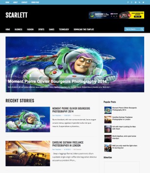 Scarlett Magazineblogger template