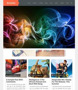 Scroller Slideshowblogger template