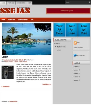 Sejanblogger template
