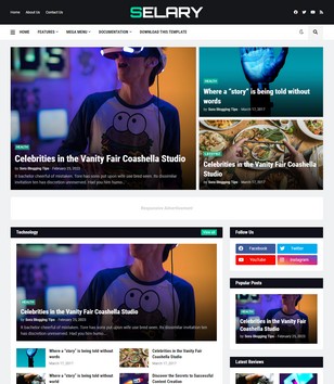 Selaryblogger template