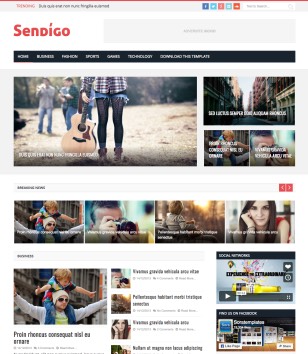 Sendigoblogger template