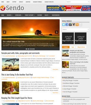Sendo Techblogger template