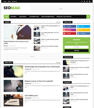 Seo Magblogger template
