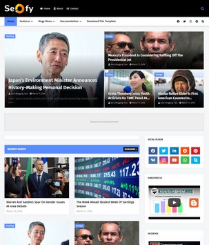 Seofyblogger template