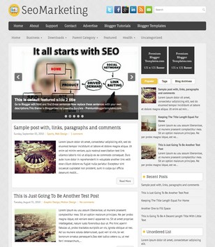 SeoMarketingblogger template