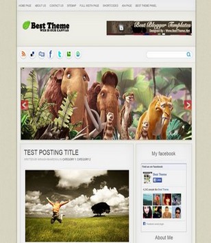 Shadowblogger template