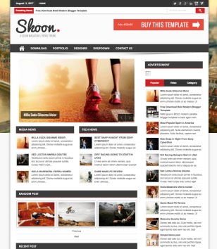 Shoon Responsiveblogger template