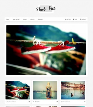 Photography Shoot picsblogger template