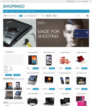Shopingo Online Storeblogger template
