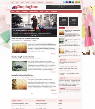 ShoppingTimeblogger template