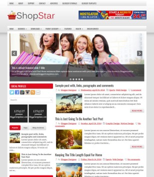 ShopStar Responsiveblogger template