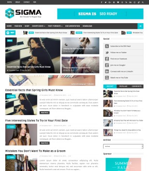 Sigmablogger template