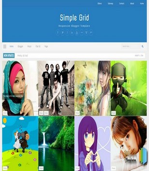 Simple Grid Responsiveblogger template