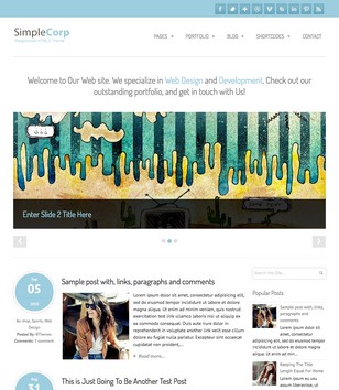 SimpleCorp Responsiveblogger template