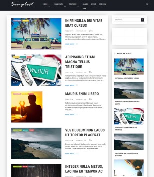 Simplest Boxed magblogger template