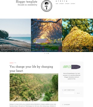 Simplex BLG Responsiveblogger template