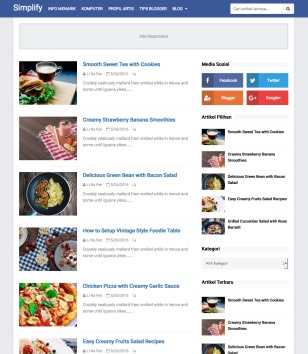 Simplify 2blogger template