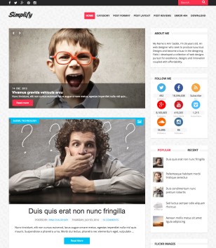 Simplifyblogger template