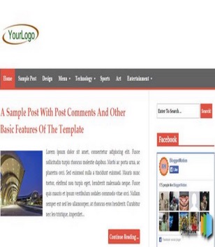 Simplitona Responsiveblogger template