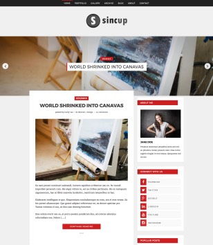 Sincup Responsiveblogger template