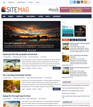 SiteMagblogger template