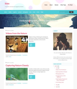 Slateblogger template