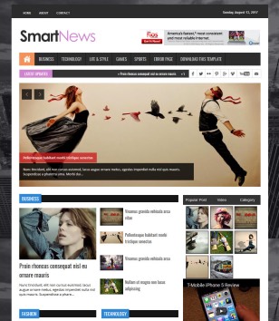 Smart News Responsiveblogger template