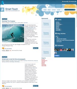 Smart Touchblogger template