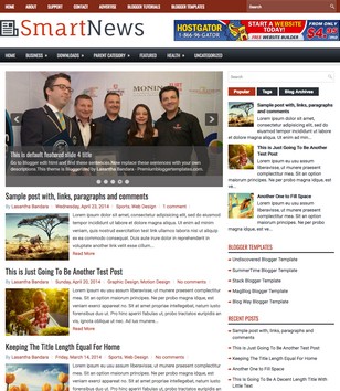 SmartNews Responsiveblogger template