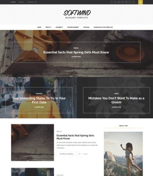 SoftWindblogger template