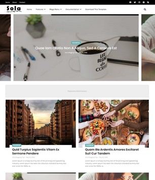 Solablogger template