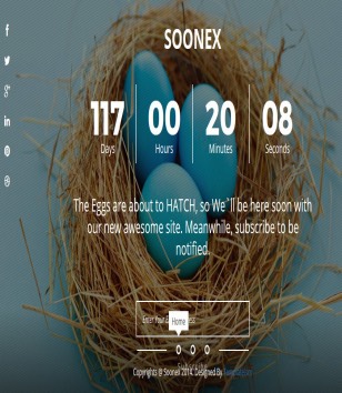 Soonex Fixed Backgroundblogger template