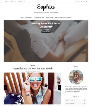 Sophiablogger template