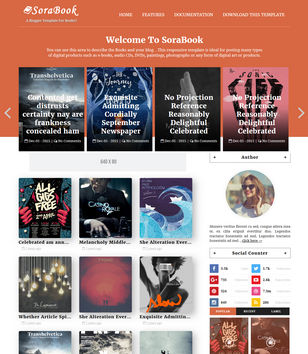 SoraBookblogger template