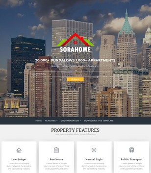 Sora Homeblogger template