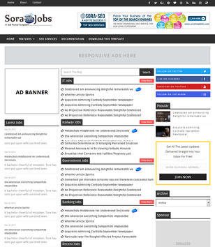Sora Jobsblogger template