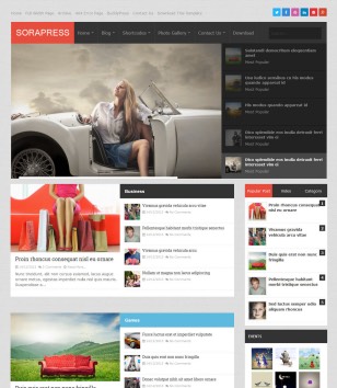 Sora Press Responsiveblogger template