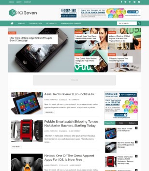 Sora Seven Cleanblogger template