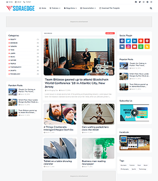 Soraedgeblogger template