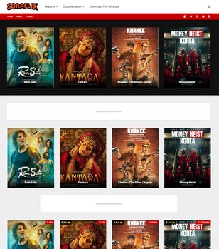 SoraFlixblogger template