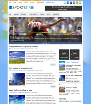 SportsTimeblogger template