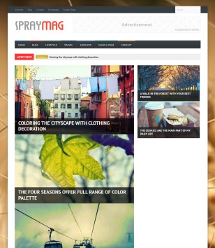 Spraymag Responsiveblogger template