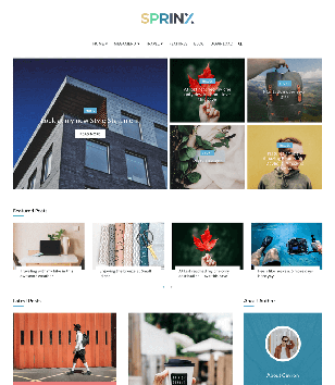 Sprinxblogger template