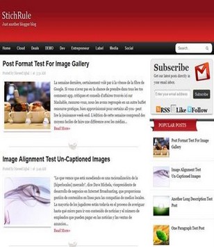 StichRule SEO Readyblogger template
