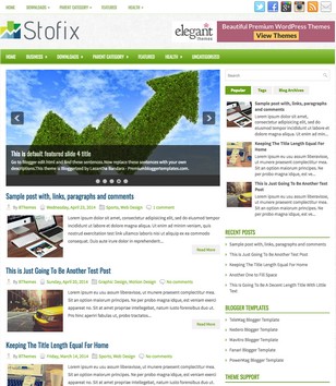 Stofix Responsiveblogger template