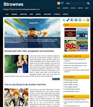 Strownesblogger template