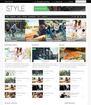 Style Magazineblogger template