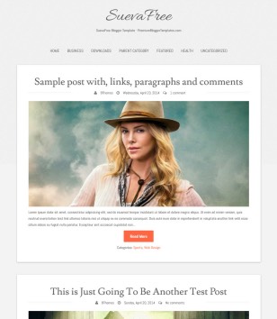 SuevaFree Responsiveblogger template