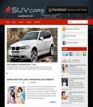 SUV Carsblogger template