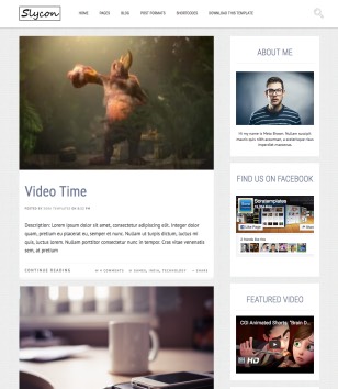 Sycon Simple Personalblogger template